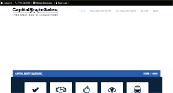 Desktop Screenshot of capitalroutesales.com