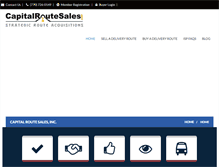 Tablet Screenshot of capitalroutesales.com